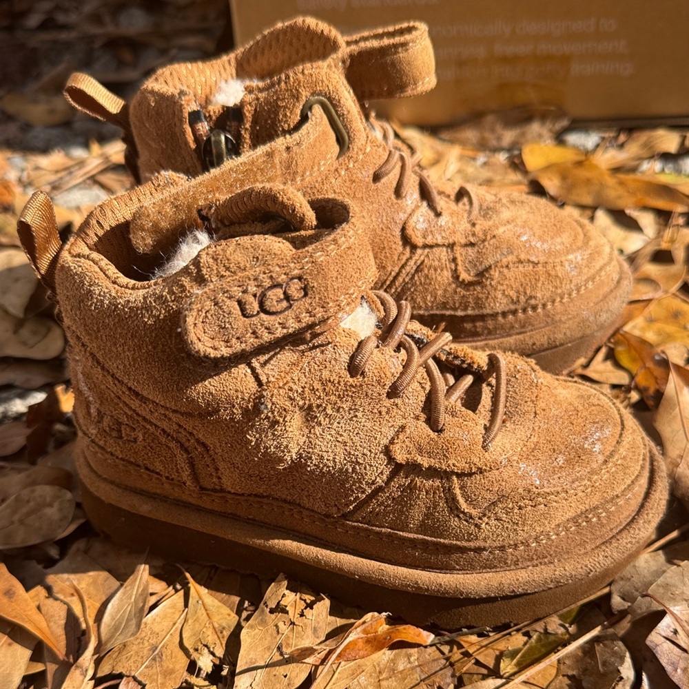 UGG Kids Tan Suede Boots